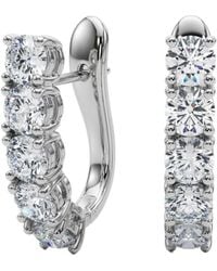 Diamond Select Cuts - Prong-Set Diamond Drop Earrings - Lyst