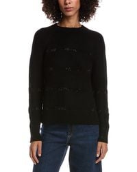 Forte - Crystal Wool & Cashmere-Blend Raglan Sweater - Lyst