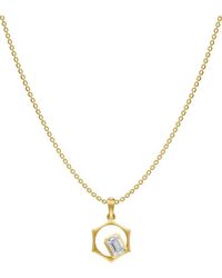 Lab Grown Diamonds - 18K Over 1.00 Ct. Tw. Lab-Grown Diamond Necklace - Lyst
