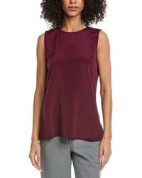 Lafayette 148 New York - Adela Silk-Blend Blouse - Lyst