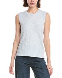 ATM - Slub Sleeveless Schoolboy T-Shirt - Lyst