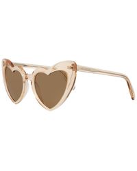 Saint Laurent 54mm Sunglasses - White