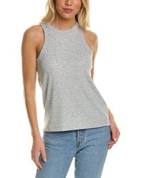 Chaser Brand - High-Neck Linen-Blend Tank - Lyst