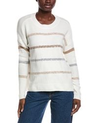 Vince Camuto - Sequin Stripe Sweater - Lyst