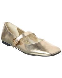 Tory Burch - Selby Mary Jane Leather Ballet Flat - Lyst