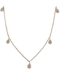 Sabrina Designs - 14k Rose Gold 0.50 Ct. Tw. Diamond Necklace - Lyst