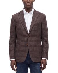 Corneliani - Cc Collection Road To Excellence Tattersall Check Wool & Angora- Blend Blazer - Lyst