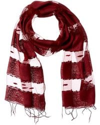 Blue Pacific - Hand-Woven Silk-Blend Scarf - Lyst