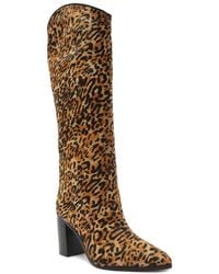 SCHUTZ SHOES - Maryana Block Wild Leather Boot - Lyst