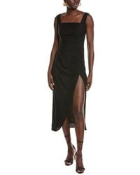 O.P.T - O.P.T Nira Linen-Blend Midi Dress - Lyst