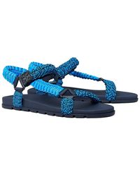 Tory Burch - Mellow Trail Leather-Trim Rope Sandal - Lyst