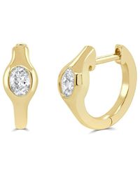 Sabrina Designs - 14K 0.32 Ct. Tw. Diamond Huggie Earrings - Lyst