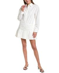 Rowing Blazers - Button Down Pleated Shirt Dress - Lyst