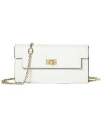 Tiffany & Fred Paris - Saffiano Leather Convertible Wallet/clutch - Lyst