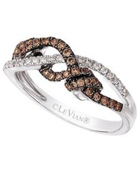 Le Vian - Vanilla & Chocolate 14K 0.40 Ct. Tw. Diamond Cocktail Ring - Lyst