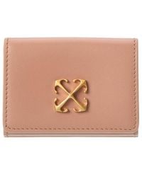 Off-White c/o Virgil Abloh - Off- Jitney Mini Compact Leather Wallet - Lyst