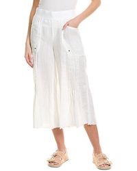 XCVI - Brielle Linen Gaucho Pant - Lyst