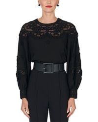 Carolina Herrera - Puff Sleeve Top - Lyst
