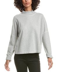 Michael Stars - Mila Mock Neck Sweatshirt - Lyst