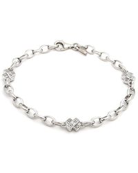 Diamond Select Cuts - 0.08 Ct. Tw. Diamond X Bracelet - Lyst