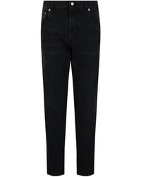 McQueen - Graffiti Denim Jeans - Lyst
