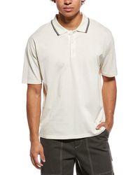 FRAME - Light Pique Polo Shirt - Lyst