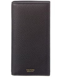 Tom Ford Leather Bifold Wallet - Black