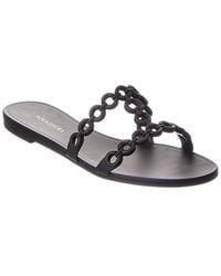 Aquazzura - Dnu Cost Infinity Chain Jelly Sandal - Lyst