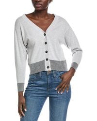 Brodie Cashmere - Dropped-Shoulder Wool & Cashmere-Blend Cardigan - Lyst