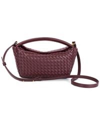 Tiffany & Fred Paris - Hand-Woven Leather Crossbody - Lyst