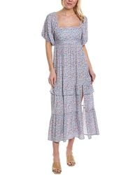 Saltwater Luxe - Puff Sleeve Maxi Dress - Lyst