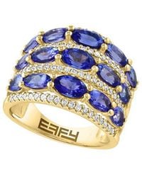 Effy Fine Jewelry - 14K 3.92 Ct. Tw. Diamond & Tanzanite Ring - Lyst