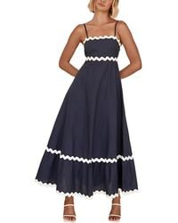 CAMILA BLANCO - Midi Dress - Lyst