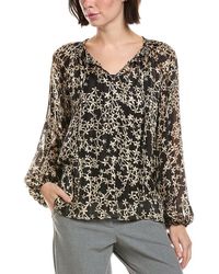 Vince Camuto - Tie Neck Blouse - Lyst