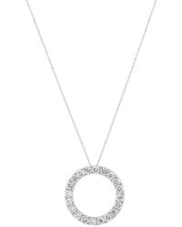 Diana M. Jewels - Fine Jewelry 14K 1.00 Ct. Tw. Lab-Grown Diamond Pendant Necklace - Lyst