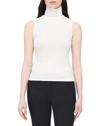 Theory - Wendel Sleeveless Wool Top - Lyst