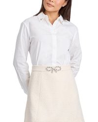 Draper James - Button Top - Lyst