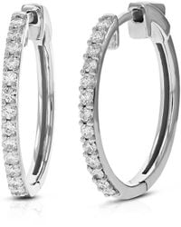 Amairah - 14K 0.50 Ct. Tw. Lab-Grown Diamond Hoops - Lyst