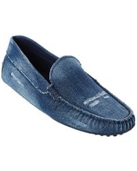 Tod's Tod?s Gommini Canvas Loafer - Blue