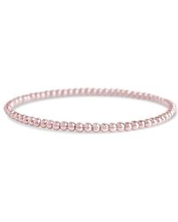 Sterling Forever - Beaded Stretch Bracelet - Lyst