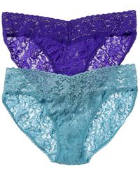 Hanky Panky - 2pk Signature Lace V-kini - Lyst