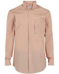 Ferragamo - Striped Button-Up Shirt - Lyst