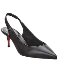 Christian Louboutin - Sporty Kate 55 Leather Slingback Pump - Lyst