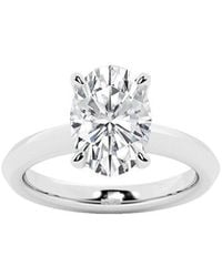 Lab Grown Diamonds - 14K 3.00 Ct. Tw. Lab-Grown Diamond Solitaire Engagement Ring - Lyst