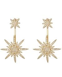 Eye Candy LA - Cz North Star Earrings - Lyst
