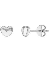 HAWLEY ST - 14K Heart Earrings - Lyst