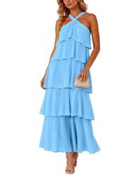 COLON DIANA - Maxi Dress - Lyst
