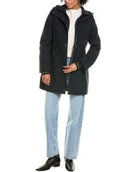 French Connection - Mix Media Softshell Coat - Lyst