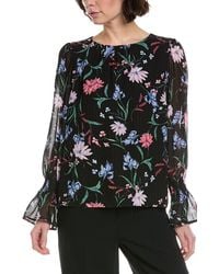 Cece - Smocked Cuff Blouse - Lyst