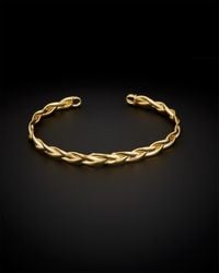 Italian Gold - 14k Braided Cuff - Lyst